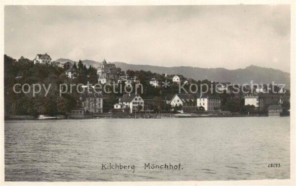 Kilchberg  ZH und Mönchhof Ansicht vom See aus