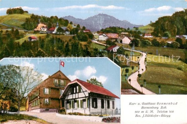 Sternenberg  ZH Kur- und Gasthaus Sonnenbad Ortsansicht