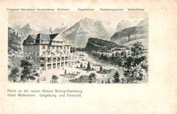 Hasleberg Reuti-Hasleberg BE Neue Strasse Brünig Hasleberg Hotel Wet
