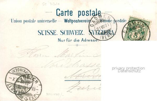 Gadmen BE Gasthaus zum Bären Blick gegen Titlis U – Bild 2