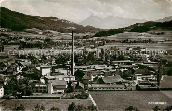 Konolfingen BE Panorama Industrie Alpen