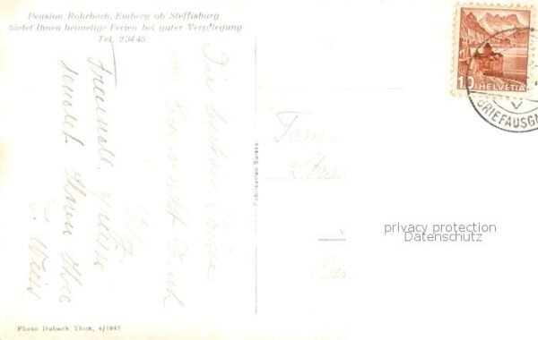 Emberg Steffisburg BE Pension Rohrbach – Bild 2