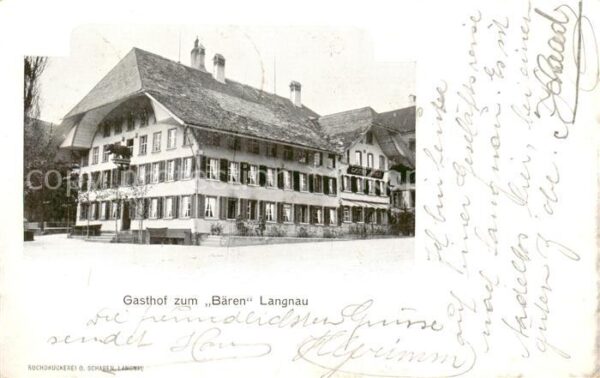 Langnau  Emmental BE Gasthof zum Bären
