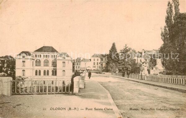 Oloron-Sainte-Marie 64 Pyrenees-Atlantiq Pont Sainte Claire
