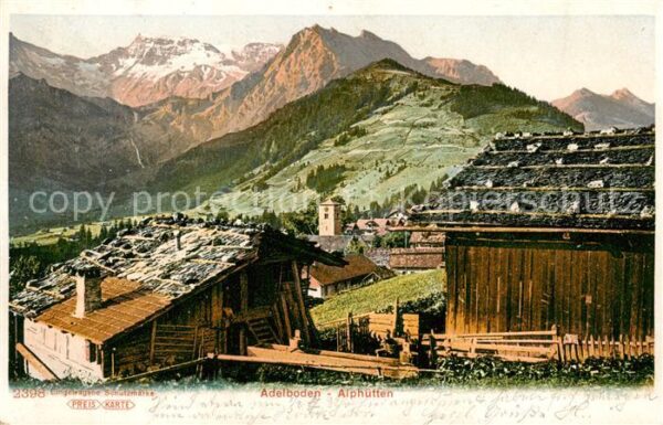 Adelboden BE Alphütten Berner Alpen