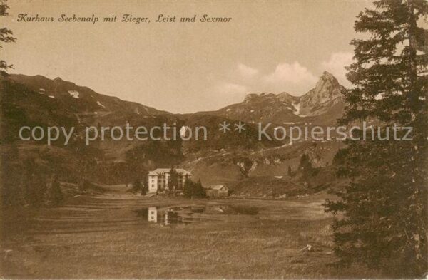 Oberterzen SG Kurhaus Seebenalp mit Zieger Leist und