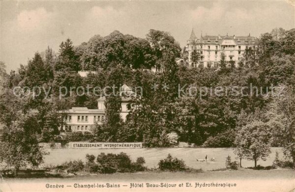 Geneve GE Champel les Bains Hotel Beau Sejour et