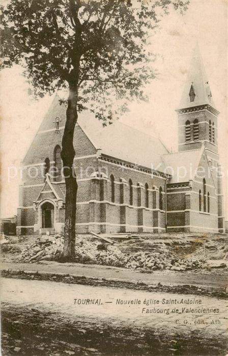 Tournai-sur-Dive 61 orne Nouvelle eglise Saint Antoine Faubourg