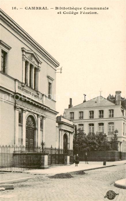 Cambrai 59 Bibliotheque Communale et College Fenel