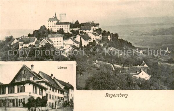 Regensberg Dielsdorf ZH Panorama Gasthaus Löwen