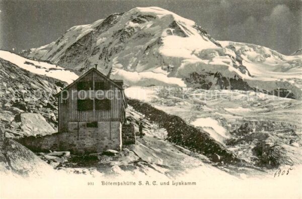 Betempshuette Lyskamm 4527m VS Panorama