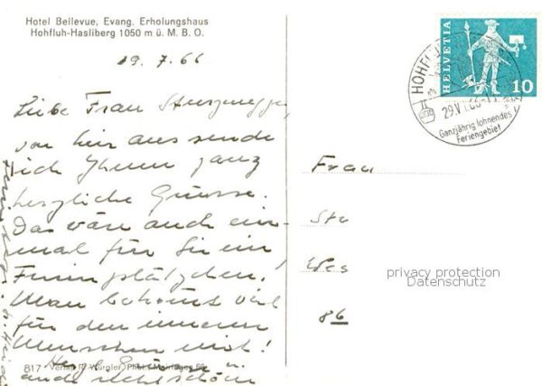 Hohfluh-Hasliberg BE Hotel Bellevue Ev Erholungshaus – Bild 2