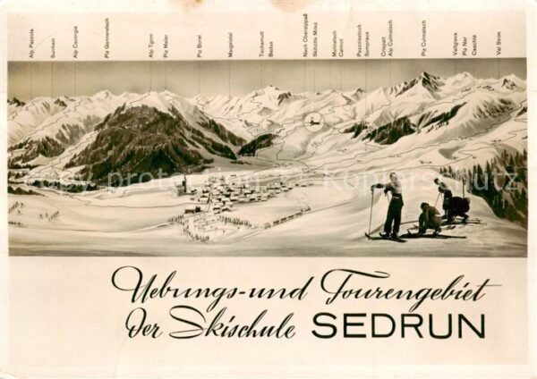 Sedrun Übungs- und Tourengebiet der Skischule