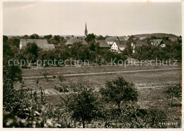 Oberglatt ZH Blick über die Felder zum Ort