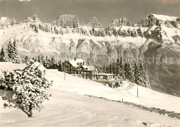 Flums  SG Tannenbodenalp Ferienhaus FFA Blick geg