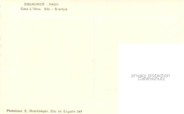 Sils Baselgia GR Engadiner Haus Casa l Orsa – Bild 2