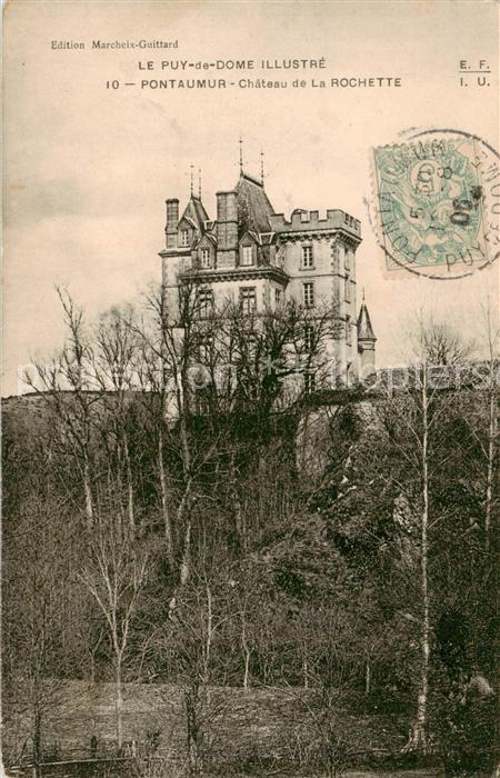 Pontaumur 63 Puy-de-Dome Chateau de la Rochette