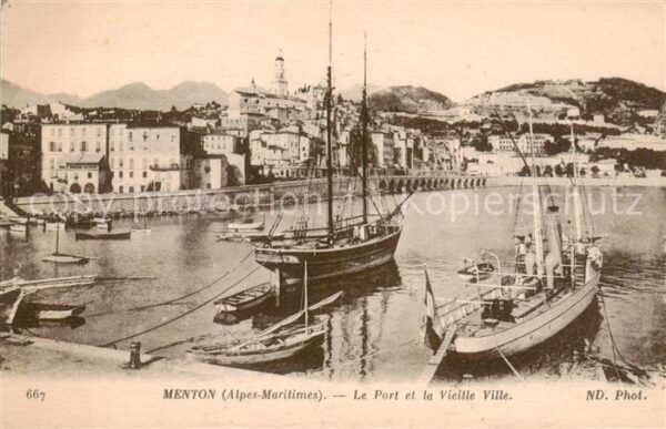 Menton 06 Le Port et la Vieille Ville