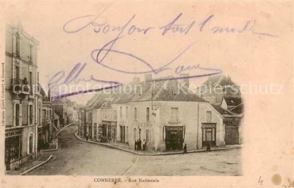 Connerre 72 Sarthe Rue Nationale