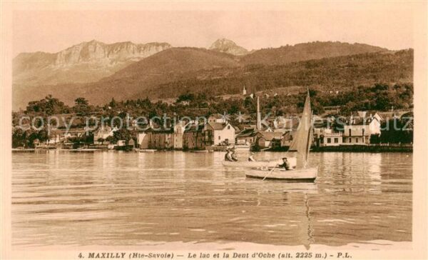 Maxilly-sur-Leman 74 Haute-Savoie Le lac et la Dent d_Oche