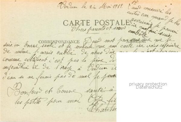 Verdun  55 Meuse Grande Guerre 1914 Cathedrale et Meuse – Bild 2