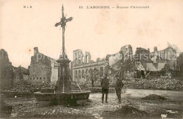 Avocourt 55 Meuse Ruines