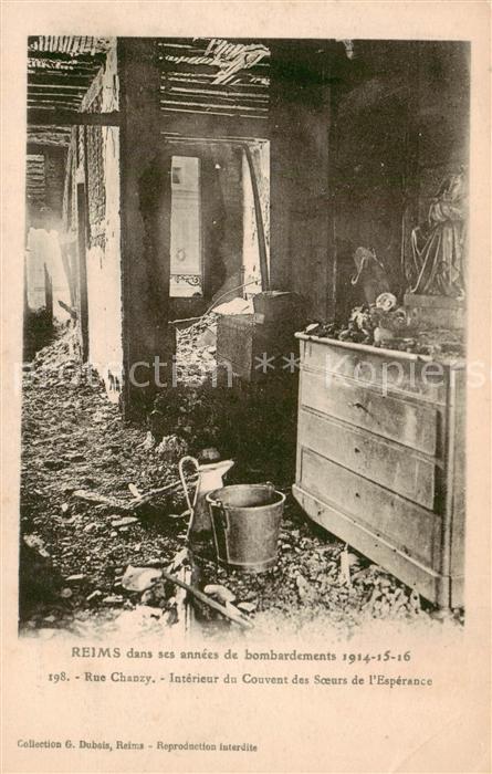 Reims 51 dans ses annees de bombardements 1914 R