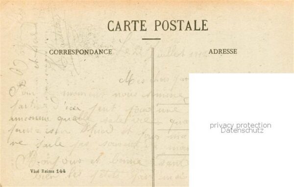 Reims 51 dans ses annees de bombardements 1914 R – Bild 2