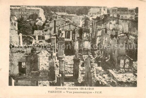 Verdun  55 Meuse Grande Guerre 1914 Vue panoramique