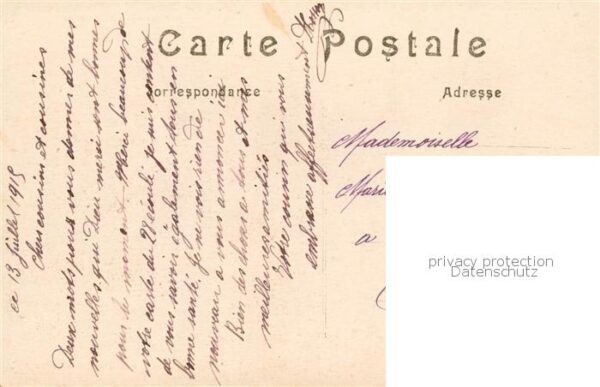 Maurupt-le-Montois 51 Marne Maison bombardee par les obus allemands – Bild 2