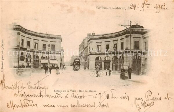 Chalons-sur-Marne 51 Entree de la Ville Rue de Marne