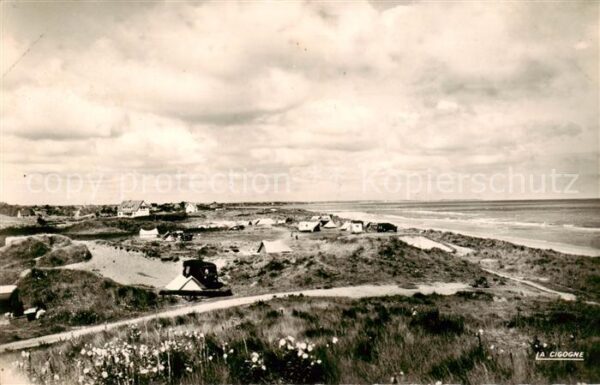 Franceville 14 Calvados Le terrain de camping en bordure de mer