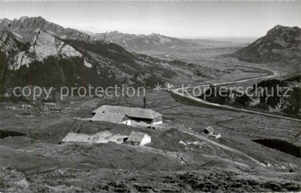 Alp Pardiel SG Blick ins Rheintal
