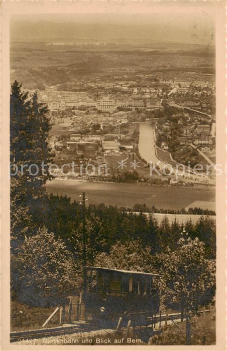 Bern BE Gurtenbahn Panorama