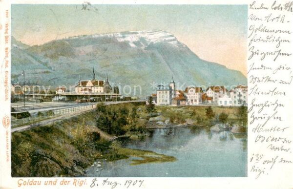Goldau Arth SZ und der Rigi