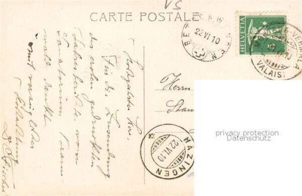 Clairmont sur Sierre VS Sanatorium Genevois en hiver – Bild 2