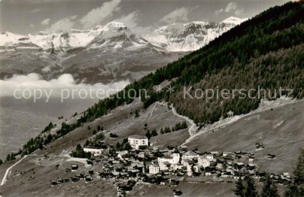St Luc VS Panorama Mont Bonvin Wildstrubel Wallis