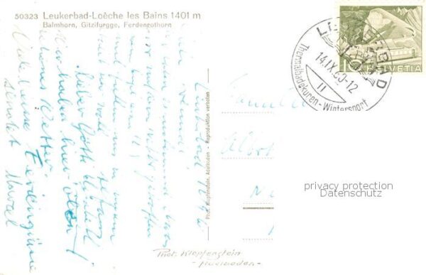 Leukerbad Loueche-les-Bains VS mit Balmhorn Gitzifurgge und Ferdenroth – Bild 2