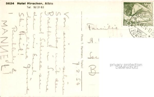 Albis ZH Hotel Hirschen im Winter – Bild 2
