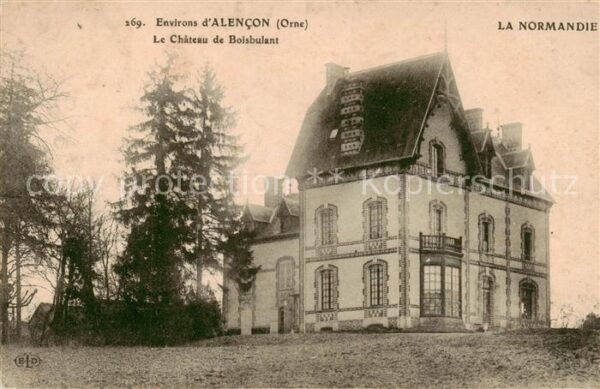Alencon 61 Chateau de Boisbulant Feldpost
