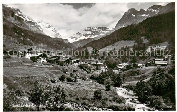 Loeche-les-Bains VS Le village et la Dala