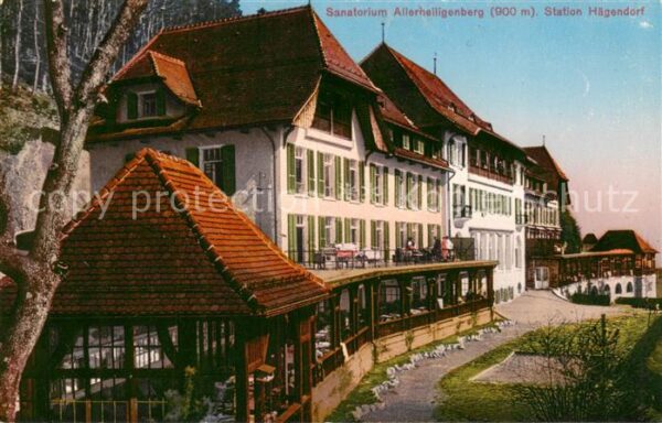 Allerheiligenberg SO Sanatorium Station Hägendorf