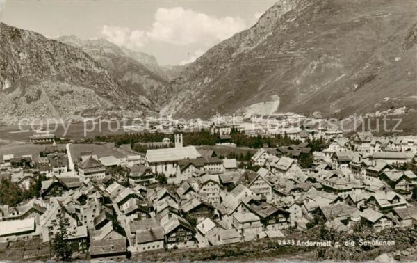 Andermatt UR mit den Schöllenen