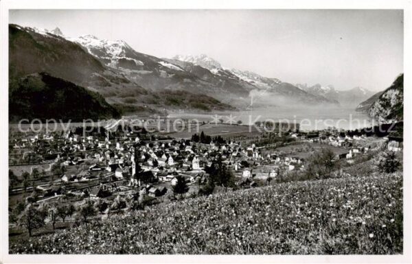 Walenstadt Wallenstadt SG Panorama