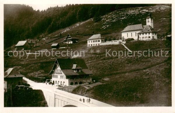 Innertal Innerthal SZ Gasthaus Stausee Kirche