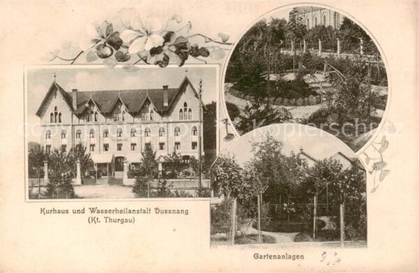 Dussnang TG Kurhaus und Wasserheilanstalt Gartenanl