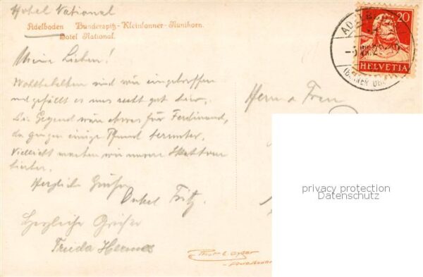 Adelboden BE Bunderspitze Kleinlonner Rünihorn Hotel – Bild 2