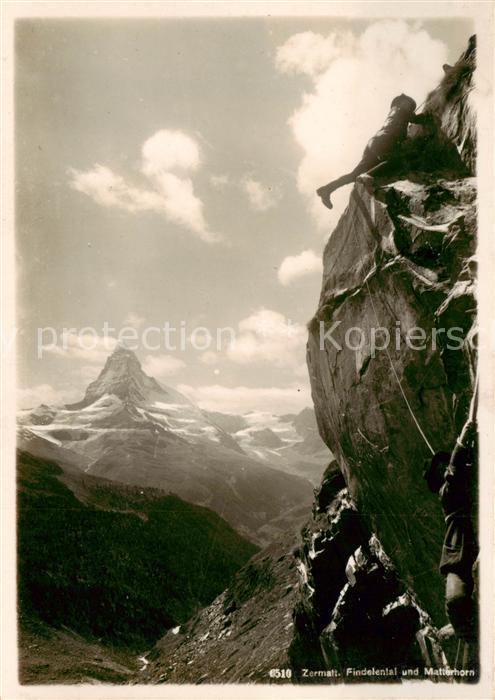 Zermatt VS Findelental und Matterhorn