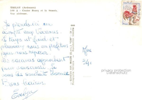 Thilay 08 Ardennes Centre Bourg et la Semois Vue aerienne – Bild 2