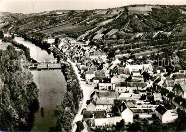 Vincelottes 89 Yonne Vue generale aerienne Le Pont sur l'Yon